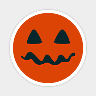 Scary Halloween Pumpkin Magnet